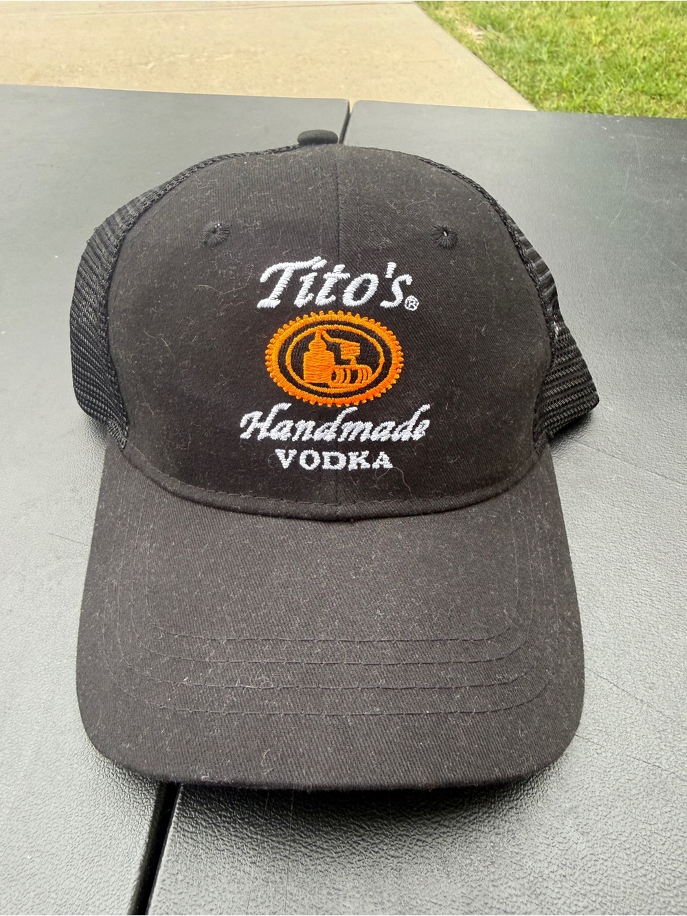 Titos Handmade Vodka Black Mesh Back Cap